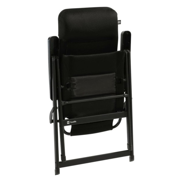 Travellife Silla reclinable Barletta Comfort negro L