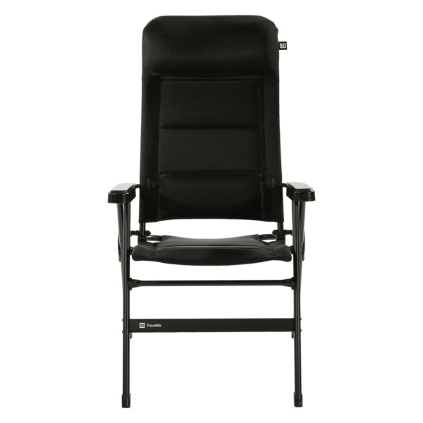 Travellife Silla reclinable Barletta Comfort negro L