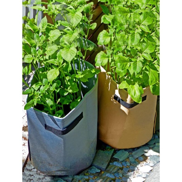 Nature Bolsa para cultivar patatas gris antracita 37 L