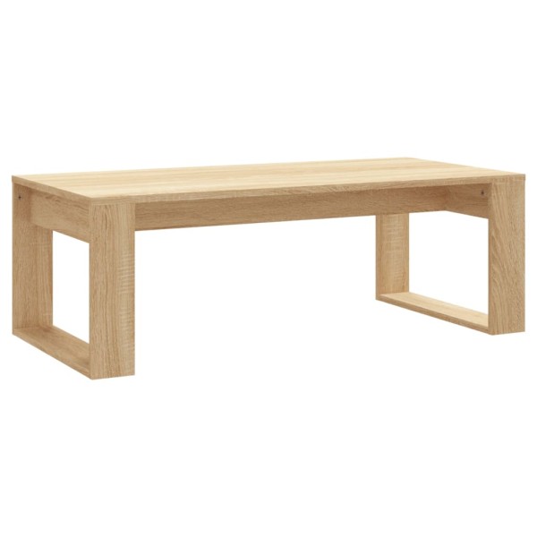 Mesa de centro madera de ingeniería roble Sonoma 102x50x35 cm