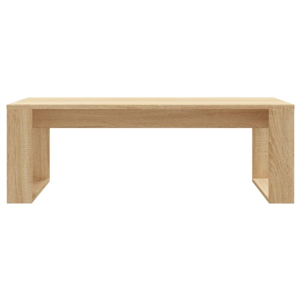 Mesa de centro madera de ingeniería roble Sonoma 102x50x35 cm