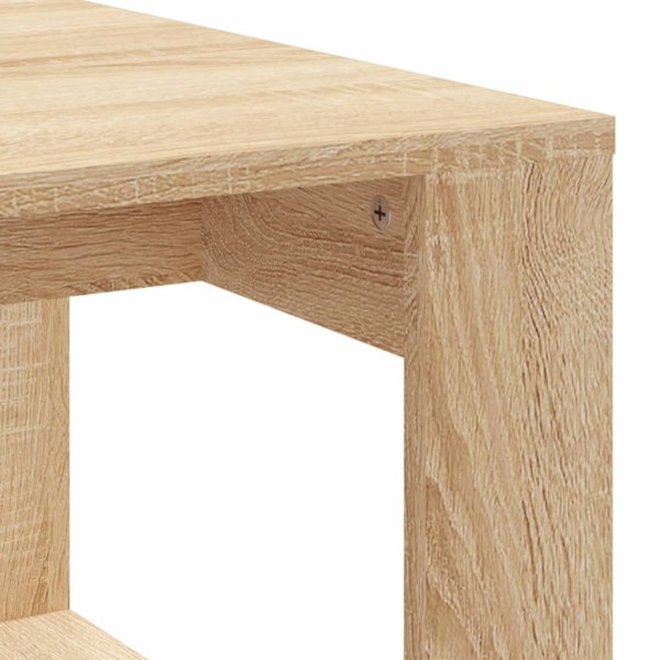 Mesa de centro madera de ingeniería roble Sonoma 102x50x35 cm