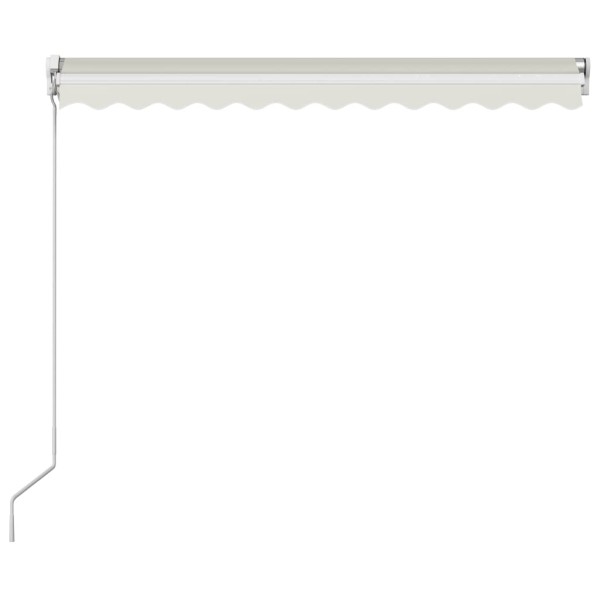 Toldo manual retráctil color crema 300x250 cm