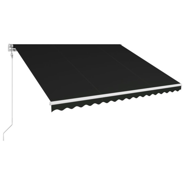 Toldo retráctil automático gris antracita 450x300 cm