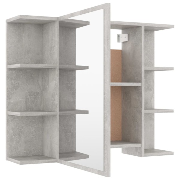 Conjunto de muebles de baño 3 piezas aglomerado gris hormigón