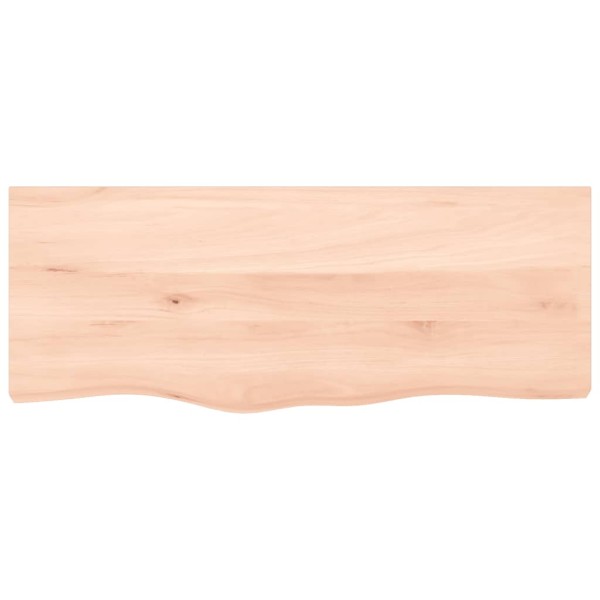 Tablero de mesa madera maciza roble sin tratar 100x40x(2-4) cm