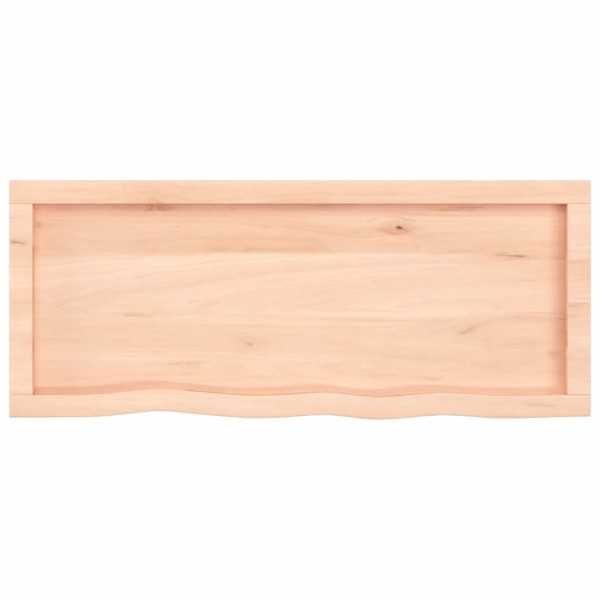 Tablero de mesa madera maciza roble sin tratar 100x40x(2-4) cm