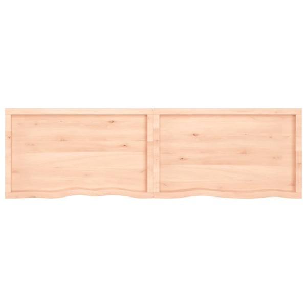 Tablero de mesa madera maciza roble sin tratar 200x60x(2-6) cm