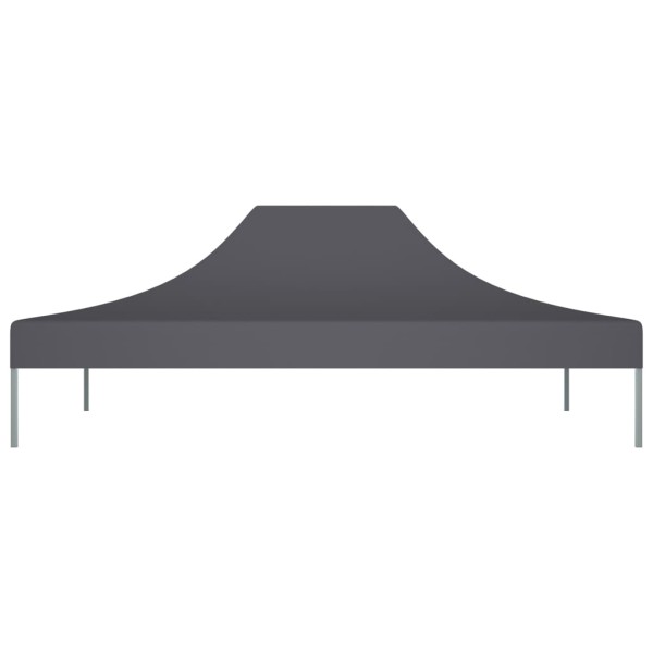 Techo de carpa para celebraciones gris antracita 4x3 m 270 g/m²