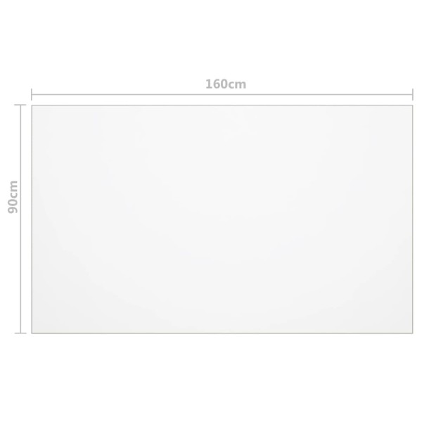 Protector de mesa PVC transparente 160x90 cm 1,6 mm