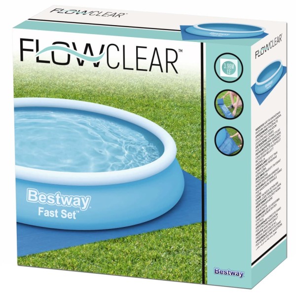 Bestway Cubierta de suelo para piscina Flowclear 396x396 cm