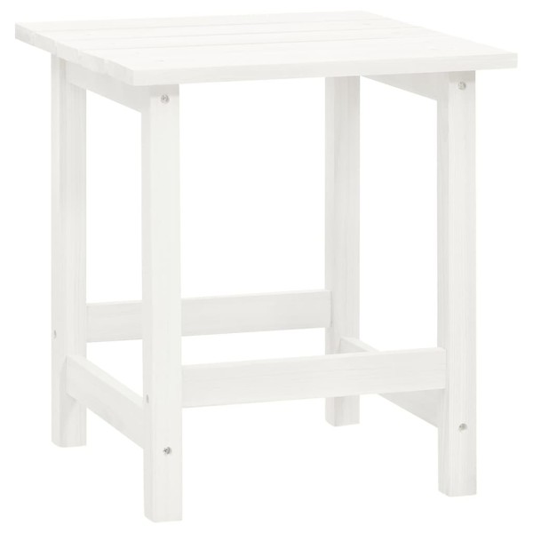 Silla con otomana y mesa jardín Adirondack macizo abeto blanco