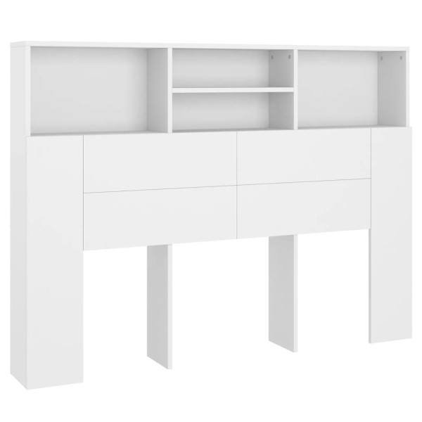 Mueble cabecero blanco 140x19x103,5 cm