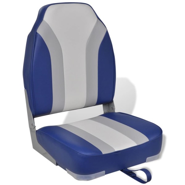 Asiento plegable con respaldo alto para embarcación