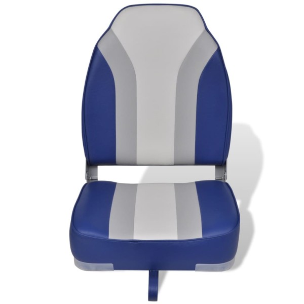 Asiento plegable con respaldo alto para embarcación