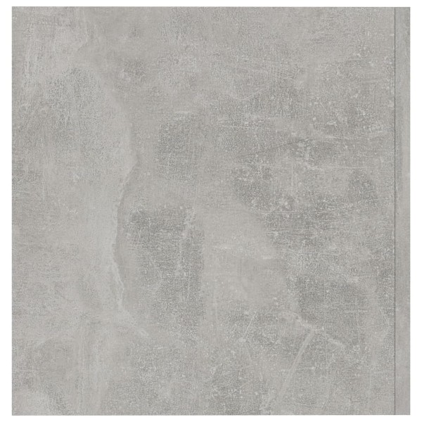 Armario de pared madera contrachapada gris hormigón 80x39x40 cm