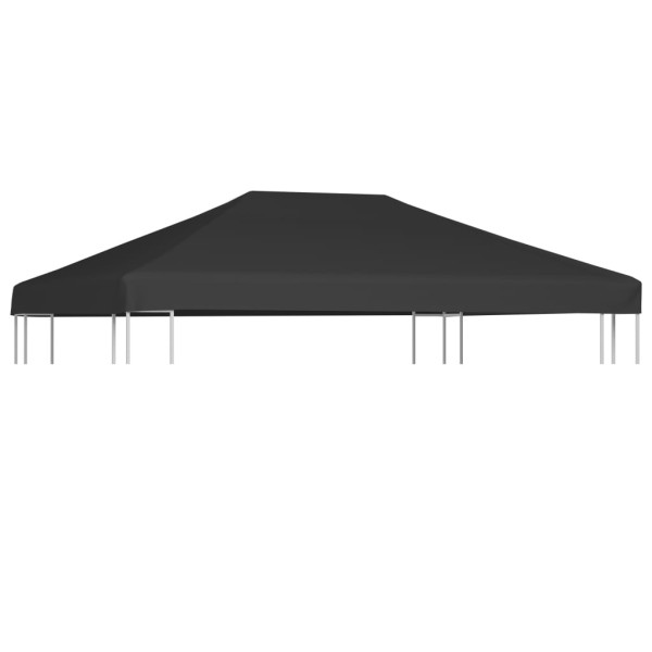 Toldo de cenador 310 g/m² 4x3 m gris