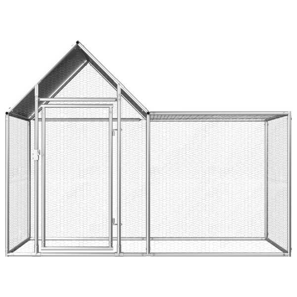 Gallinero acero galvanizado 2x1x1,5 m