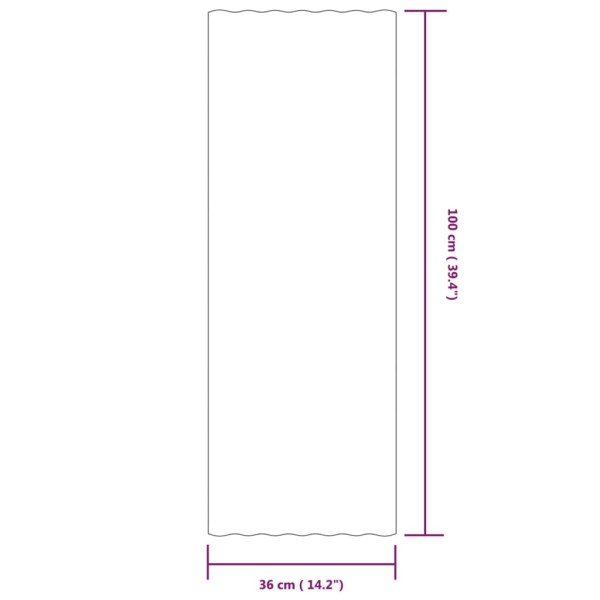 Paneles tejado 12 unidades acero recubierto plateado 100x36 cm