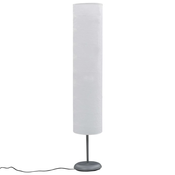 Lámpara de pie con soporte blanco E27 121 cm