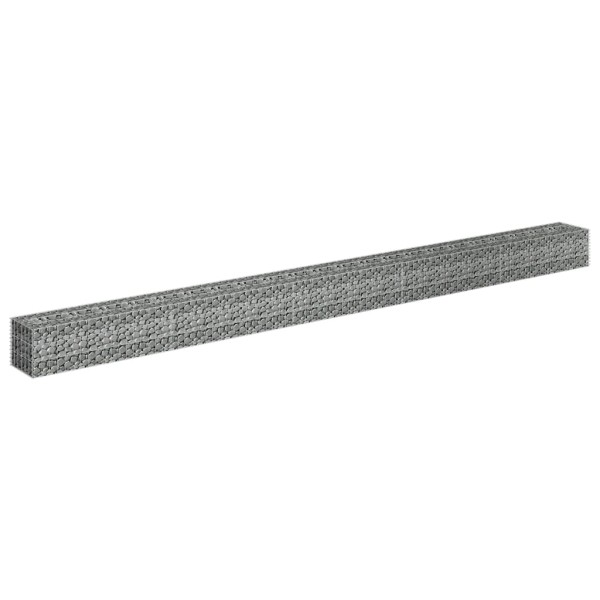 Arriate de gaviones de acero galvanizado 450x30x30 cm