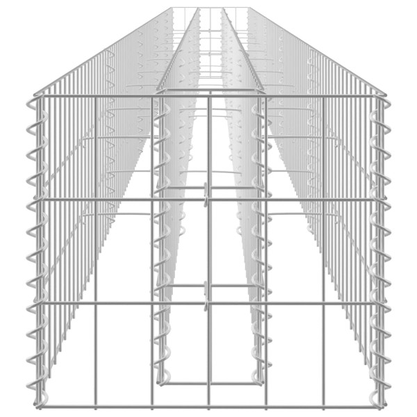 Arriate de gaviones de acero galvanizado 450x30x30 cm