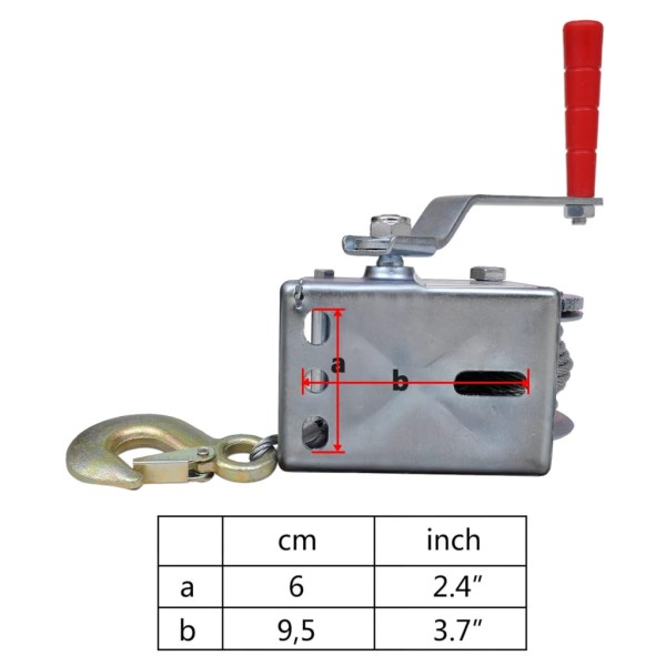 Cabrestante manual 360 kg