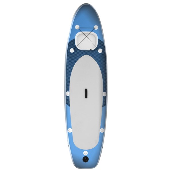 Set de tabla de paddle surf hinchable azul marino 330x76x10 cm