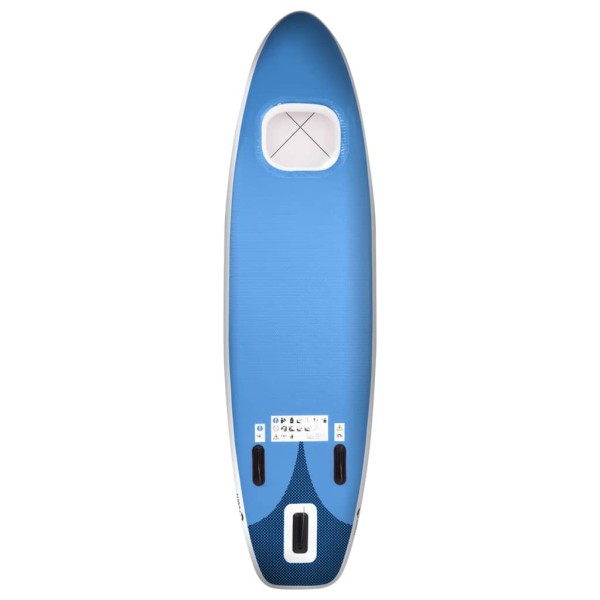 Set de tabla de paddle surf hinchable azul marino 330x76x10 cm