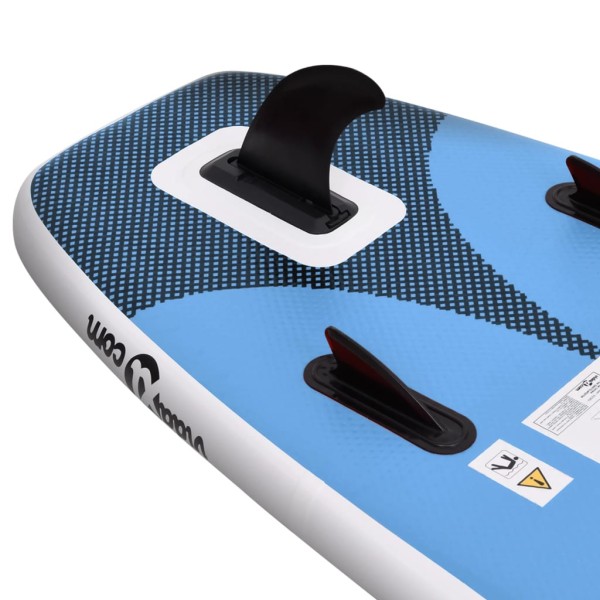 Set de tabla de paddle surf hinchable azul marino 330x76x10 cm