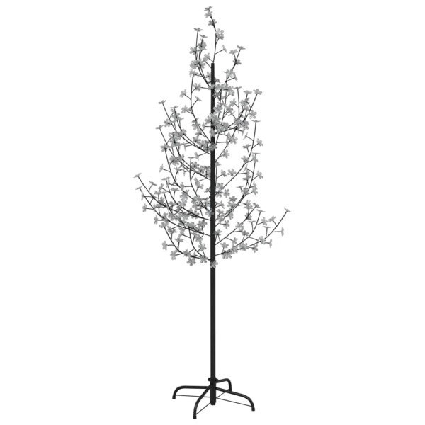 Árbol LED con flor de cerezo 220 LED blanco cálido 220 cm