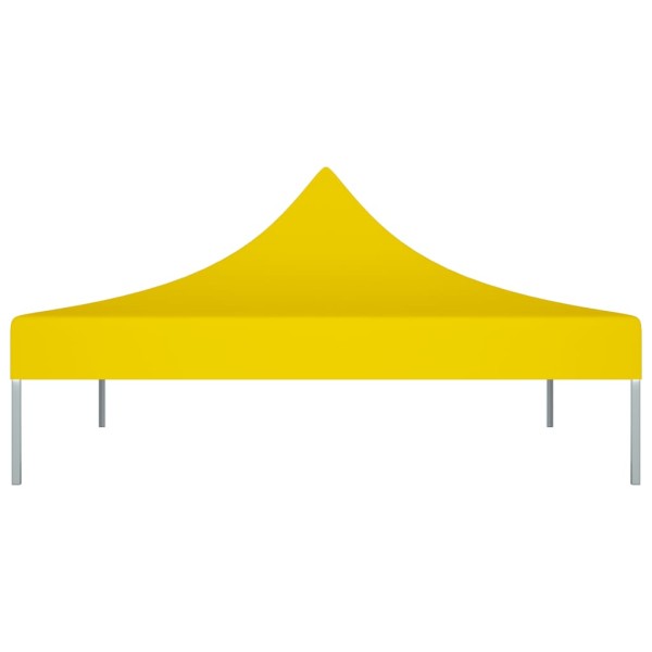 Techo de carpa para celebraciones amarillo 3x3 m 270 g/m²