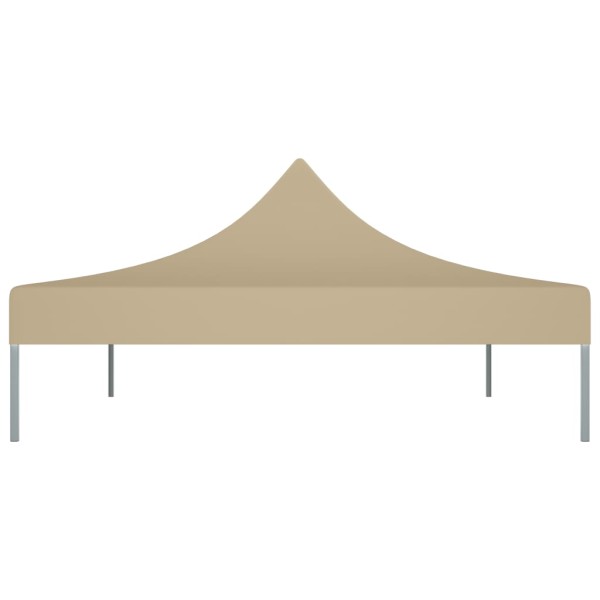 Techo de carpa para celebraciones beige 4x3 m 270 g/m²