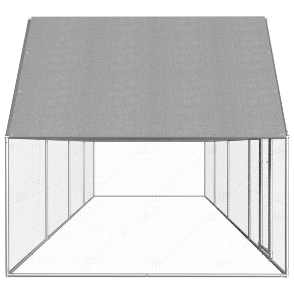 Gallinero acero galvanizado 8x2x2 m